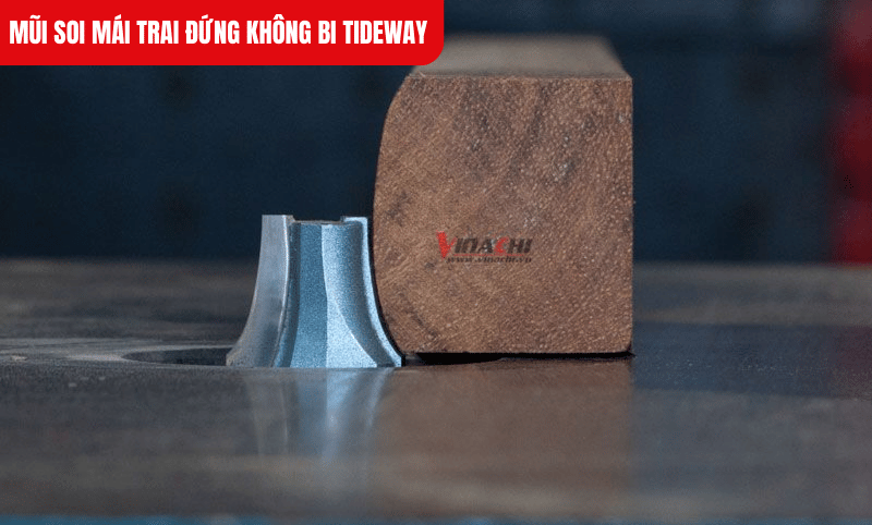 Mũi soi không bi phù hợp khi cần hoàn thiện bề mặt gỗ liền mạch, không để lại vết lăn