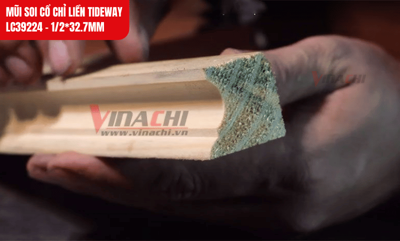 Mũi tạo chi tiết cổ chỉ sắc nét và mịn