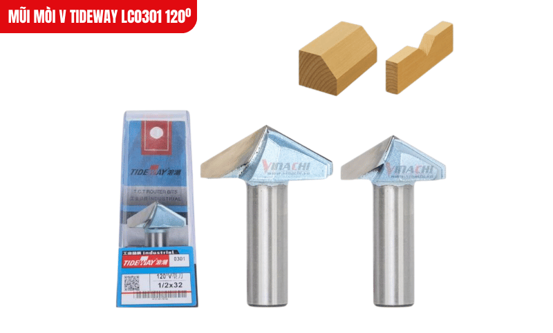 Hai kích thước 32mm và 40mm đáp ứng đa dạng nhu cầu chạy huỳnh ván, đánh cạnh vát trong sản xuất đồ gỗ