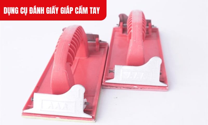 Để Dụng cụ đánh giấy giáp cầm tay ở nơi khô ráo, thoáng mát, tránh ẩm ướt để ngăn ngừa mốc và hư hỏng