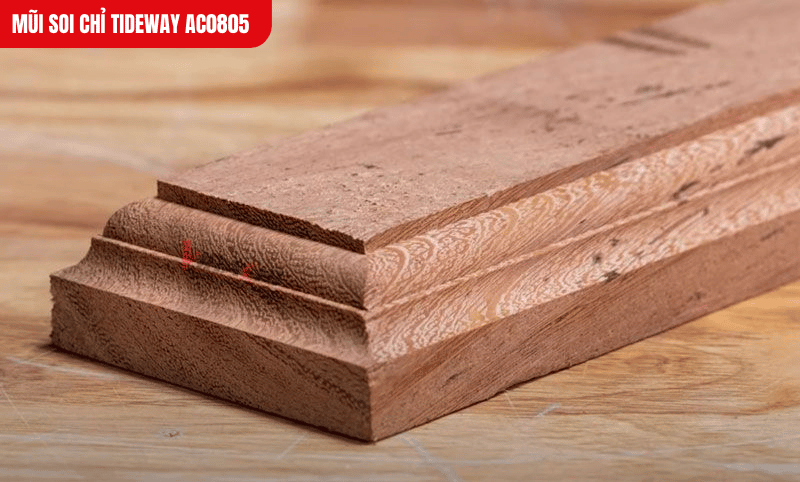 Lưỡi hợp kim Đức cắt êm, cho đường soi mịn màng và giảm tối đa hiện tượng cháy cạnh