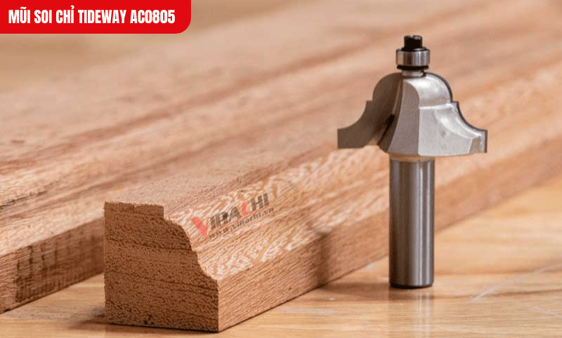 Mũi soi Tideway AC0805 với thân thép chịu lực và lưỡi hợp kim Đài, đảm bảo độ bền và sắc bén vượt trội