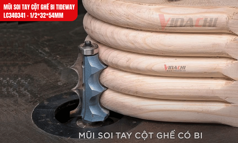 Mũi soi Tideway LC340341 tạo hai đường chỉ đũa 9,5mm sắc nét