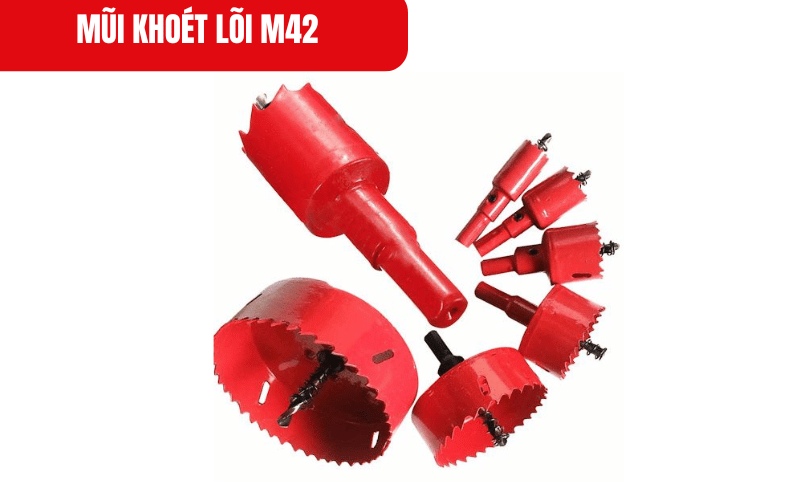 Đa dạng đường kính từ 15mm đến 250mm, mũi đáp ứng mọi nhu cầu khoan lỗ lớn đến các chi tiết nội thất phức tạp