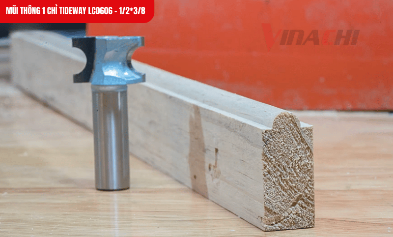 Mũi thông 1 chỉ Tideway LC0606 tạo rãnh trang trí đều - nét