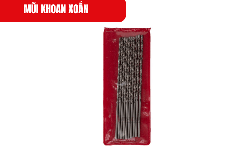 Để mũi khoan trong hộp đựng chuyên dụng hoặc túi chống ẩm để tránh gỉ sét và hư hỏng