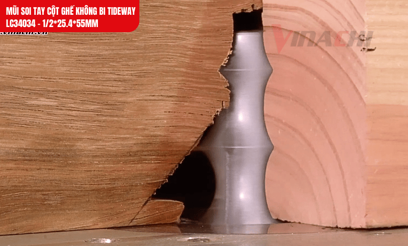 Thân thép chịu lực bền bỉ, mũi soi duy trì hiệu suất cao trong sản xuất gỗ