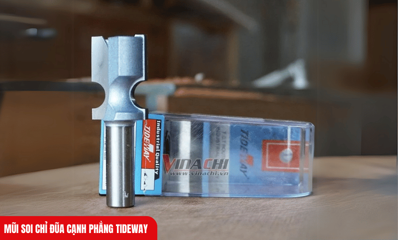 Mũi soi chỉ đũa cạnh phẳng Tideway tạo đường chỉ đều, mịn, phù hợp cho trang trí mặt gỗ và viền khung nội thất