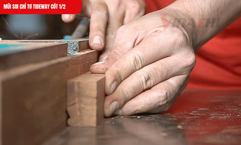 Mũi hoạt động ổn định, ít rung lắc, đảm bảo an toàn và chính xác trong từng đường cắt