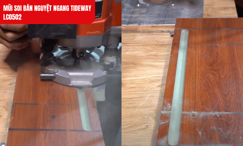 Mũi soi mang lại đường cắt không ba via