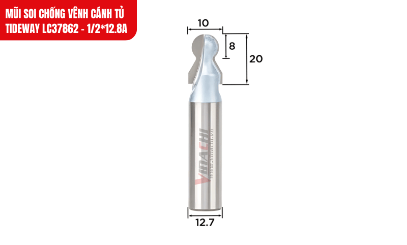 Mũi soi Tideway LC37862 với lưỡi hợp kim Đức sắc bén, cắt mượt mà trên mọi loại gỗ