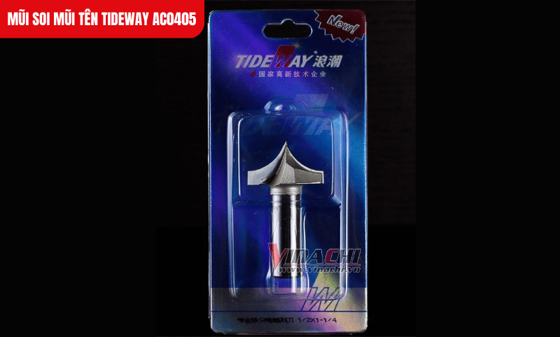 Mũi soi mũi tên Tideway AC0405 với lưỡi hợp kim Đài Loan cao cấp, mang đến độ bền vượt trội và đường cắt sắc nét