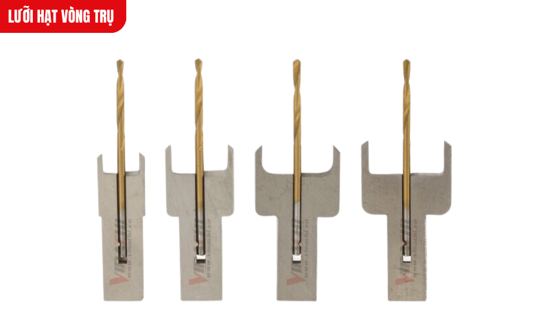 Lưỡi hạt vòng trụ bằng thép gió HSS, chuyên dùng khoan tạo hạt trụ và lỗ luồn dây trong cùng một thao tác