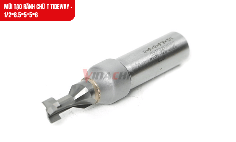 Thân mũi bằng thép C45 giúp chịu lực tốt, hạn chế biến dạng khi gia công liên tục