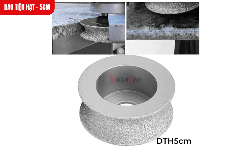 Độ mịn đá 180 Giúp tăng độ mượt cho sản phẩm sau khi tiện, giảm tình trạng nứt, mẻ cạnh khi làm việc trên đá