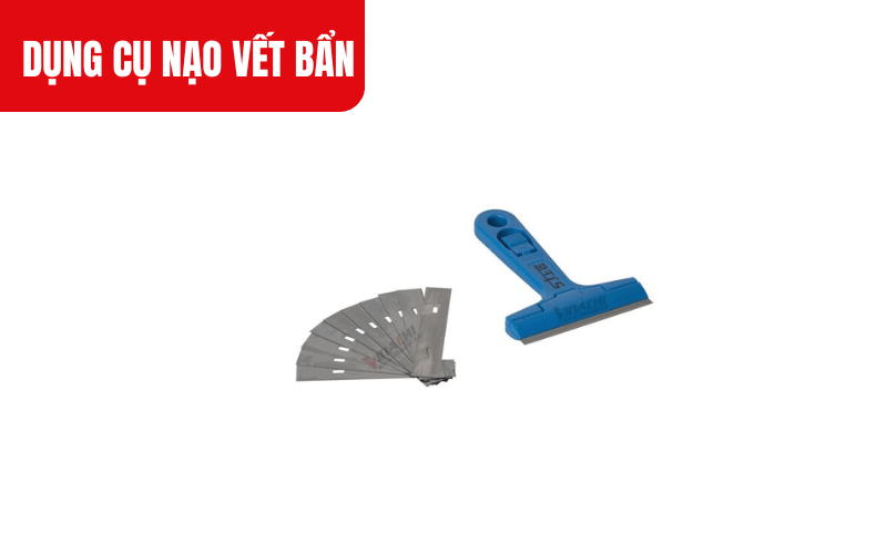 Đi kèm với dụng cụ là 1 hộp với 10 lưỡi dao giúp người dùng dễ dàng thay thế khi cần thiết