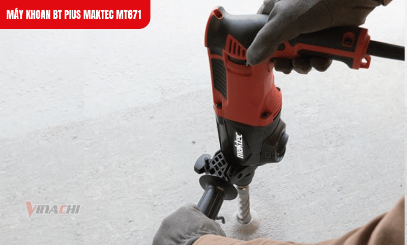 Máy khoan dễ dàng xử lý bê tông, thép và gỗ một cách nhanh chóng