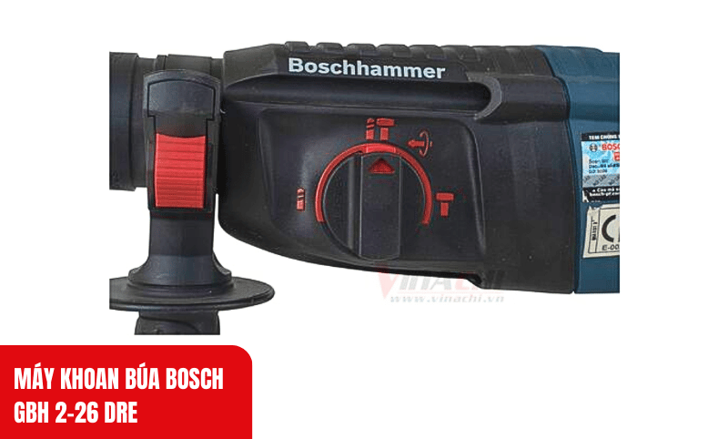 Nấc điều chỉnh chế độ khoan thuận tiện