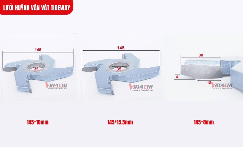 3 kích thước khác nhau, đáp ứng mọi nhu cầu chế tác gỗ của bạn