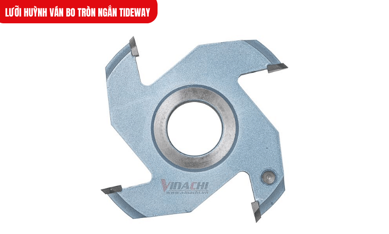 Lưỡi bo tròn ngắn Tideway cho đường soi mịn, cong đều và sắc nét trên mặt gỗ