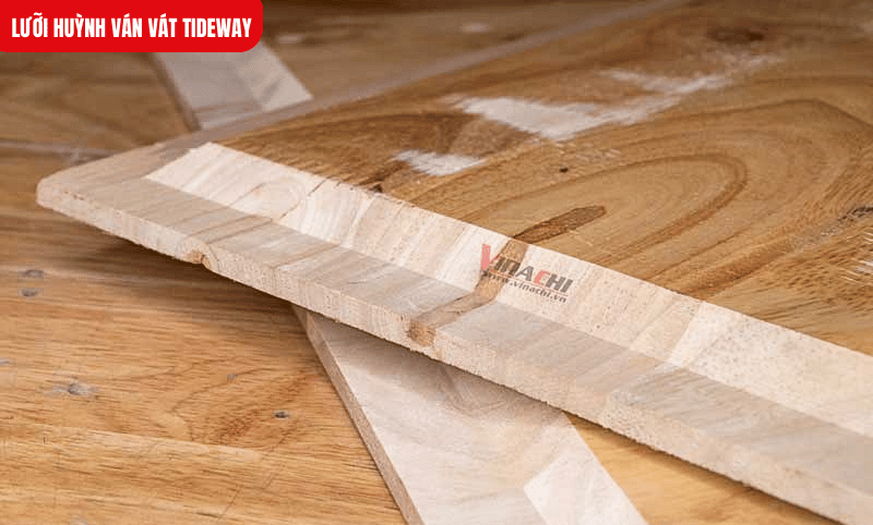 Lưỡi huỳnh ván Tideway soi đường vát và nhân ván thẳng, hoàn thiện nội thất sắc nét