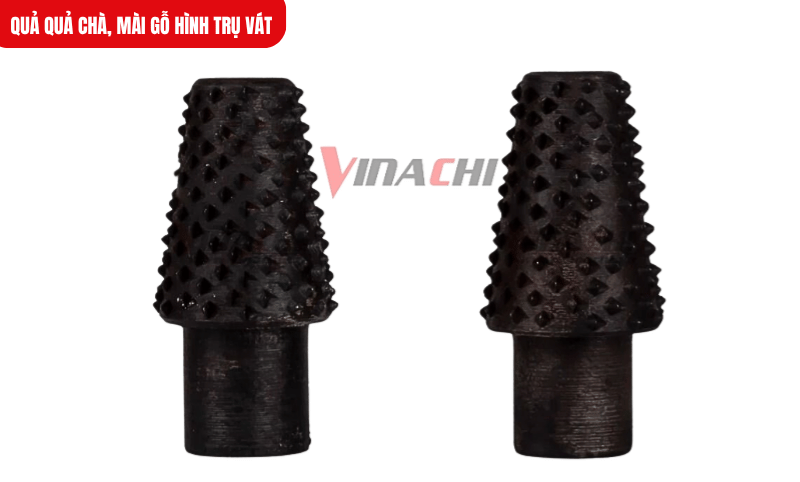 Quả chà hình trụ vát mài nhẵn gỗ nhanh chóng, tạo bề mặt mịn màng