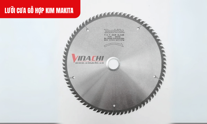 Lưỡi cưa gỗ hợp kim Makita chỉ tương thích với máy cưa Makita hoặc máy có thông số trục phù hợp