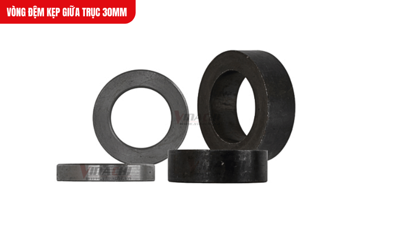 Vòng đệm thép kẹp giữa trục 30mm, dùng để cân chỉnh khoảng cách trên trục máy một cách chính xác