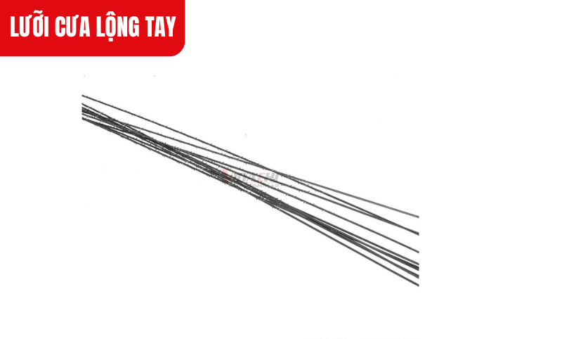 Nhờ răng cưa nhỏ và sắc bén, lưỡi cưa tạo ra các đường cắt cong mịn, tinh xảo