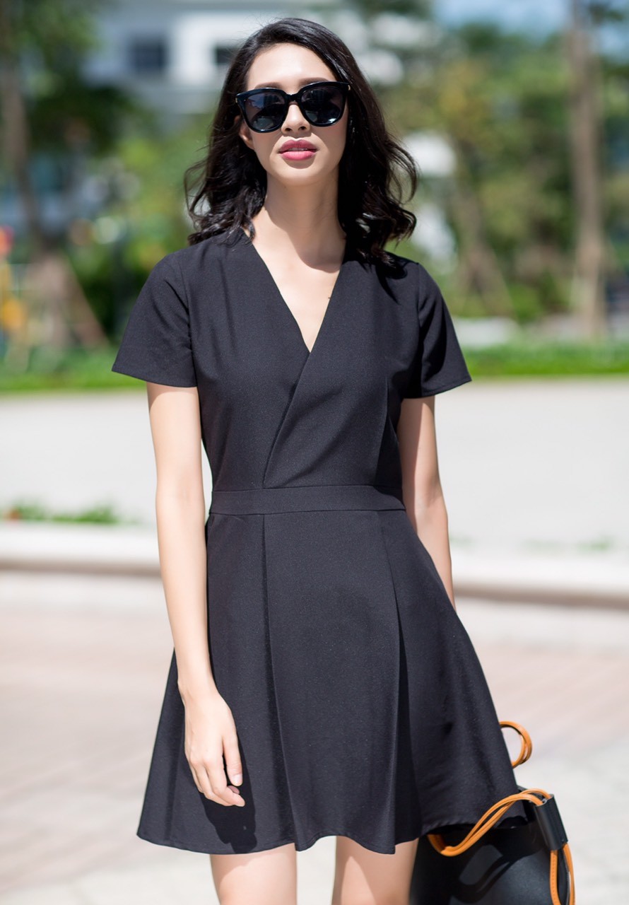 Váy công sở Paris dress - màu đen