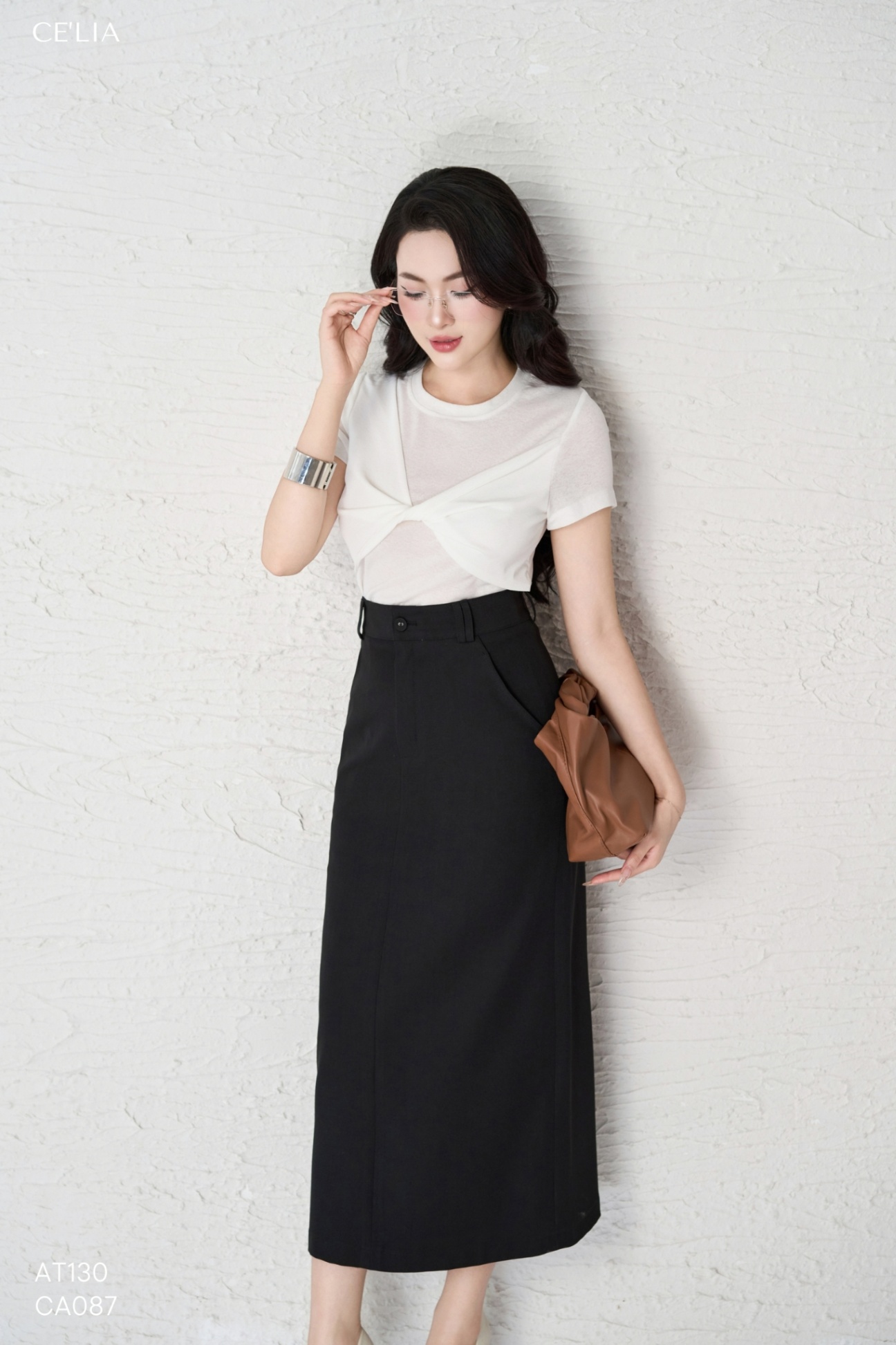 Áo thun xoắn ngực 3288