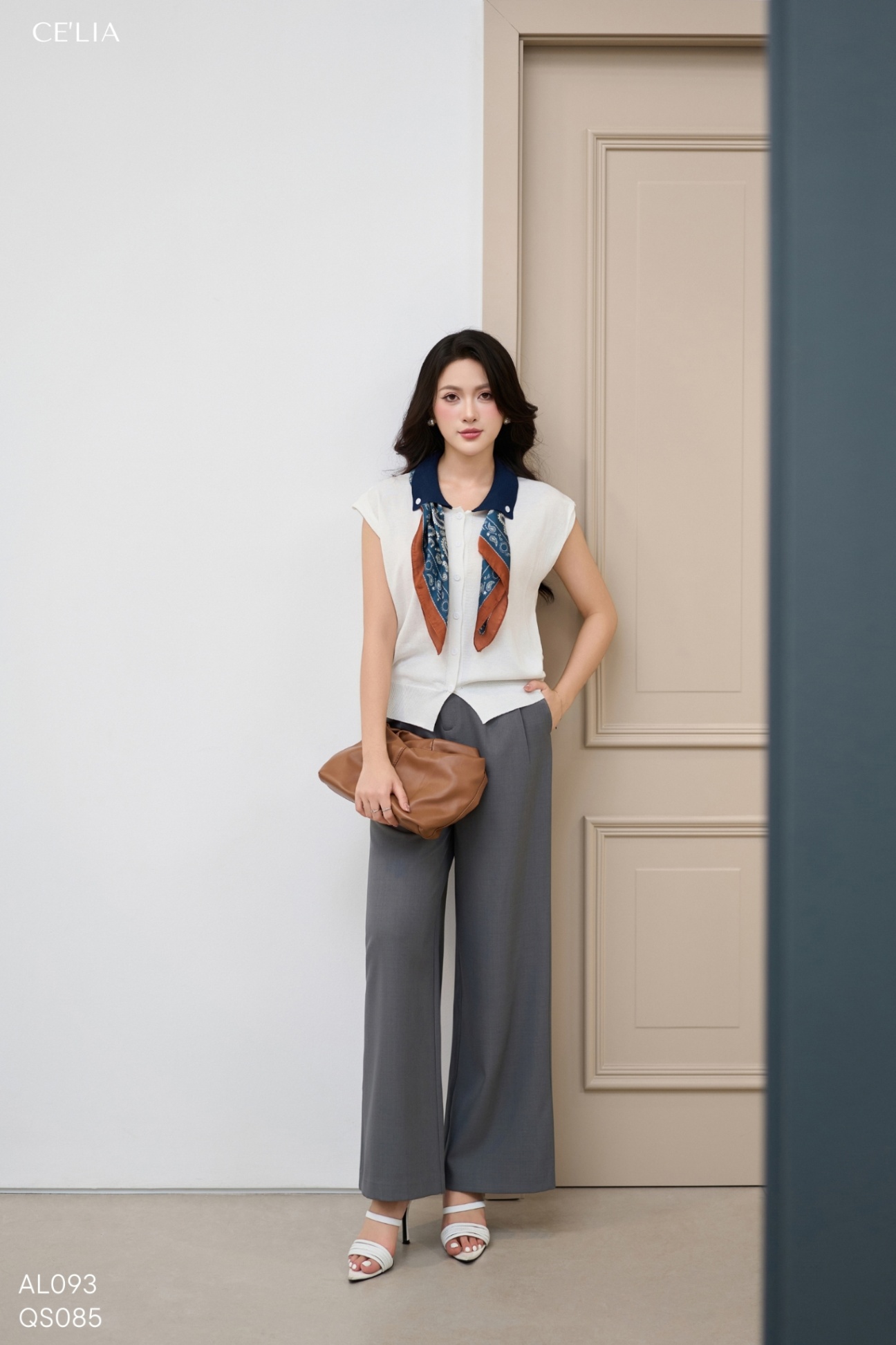 Quần suông đai viền M113