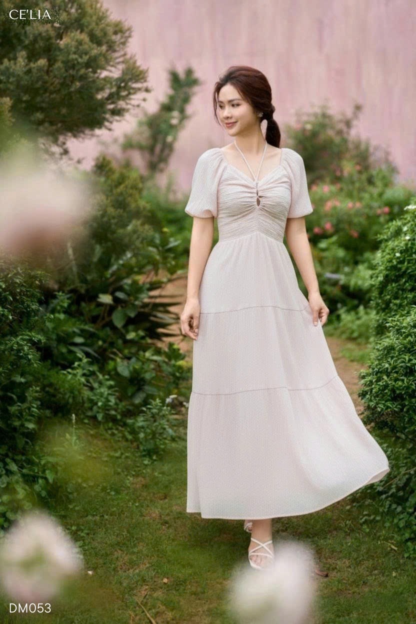 Đầm Maxi đũi dây ngực 88078