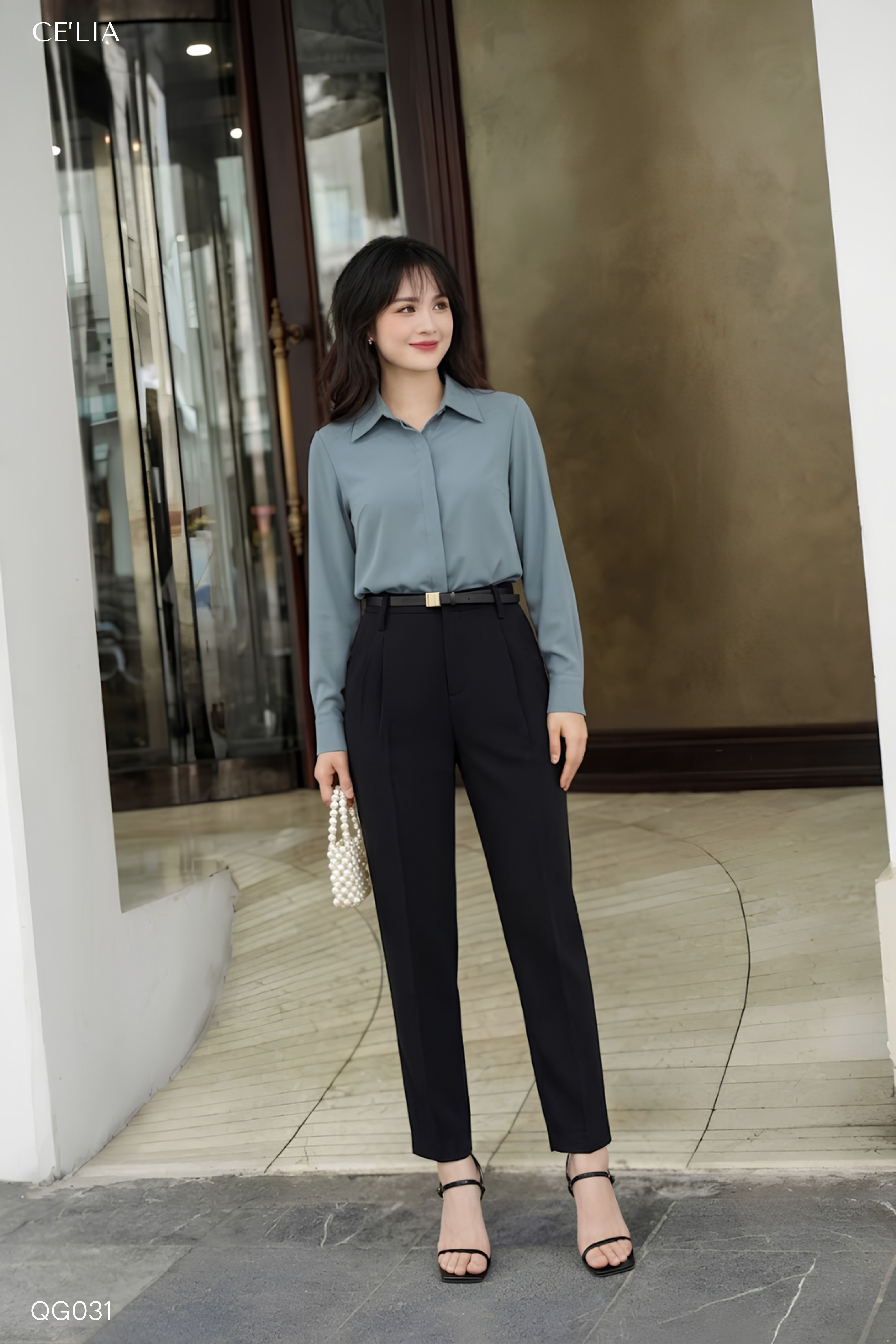 Quần baggy liền cạp