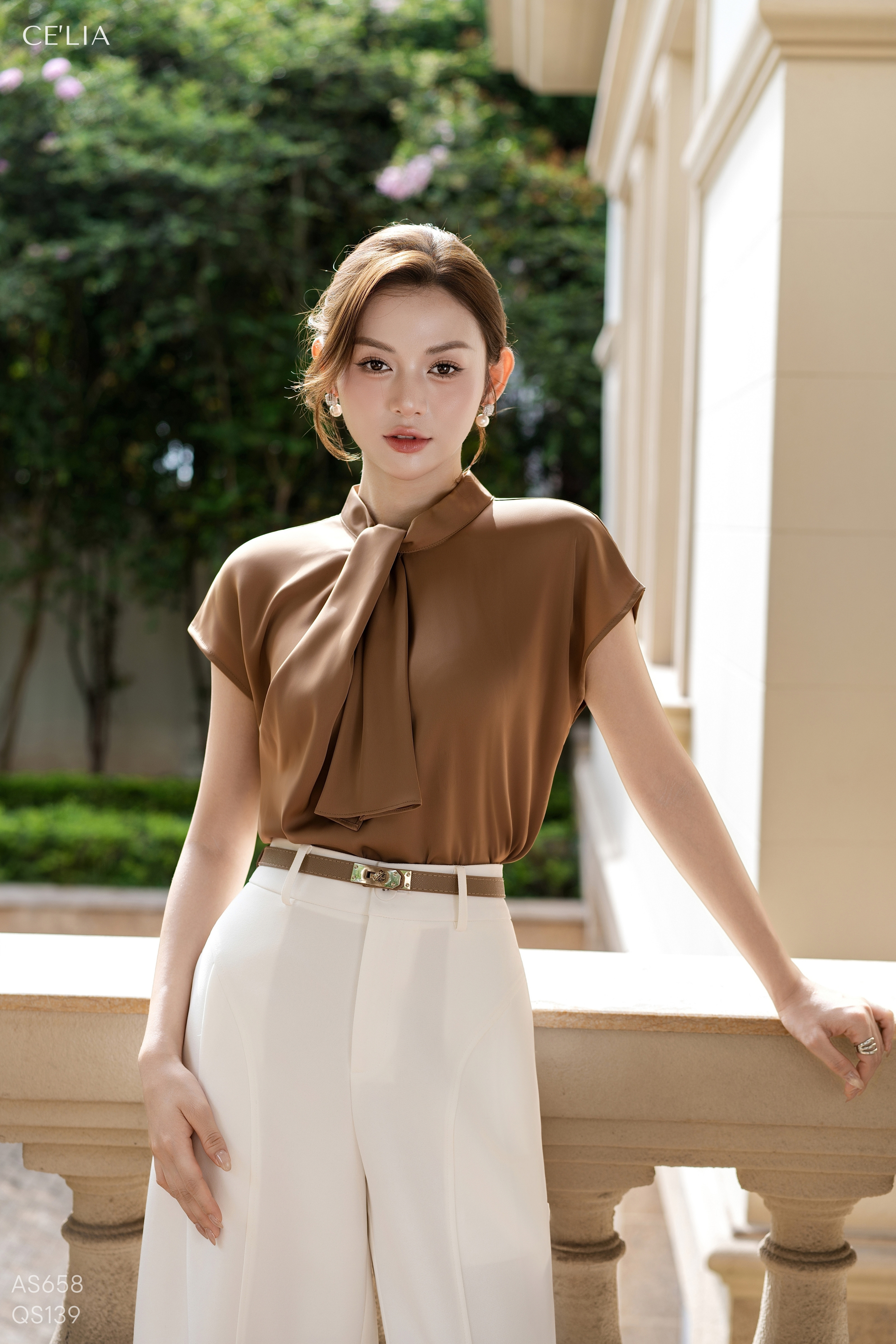 Quần balloon pants kèm đai