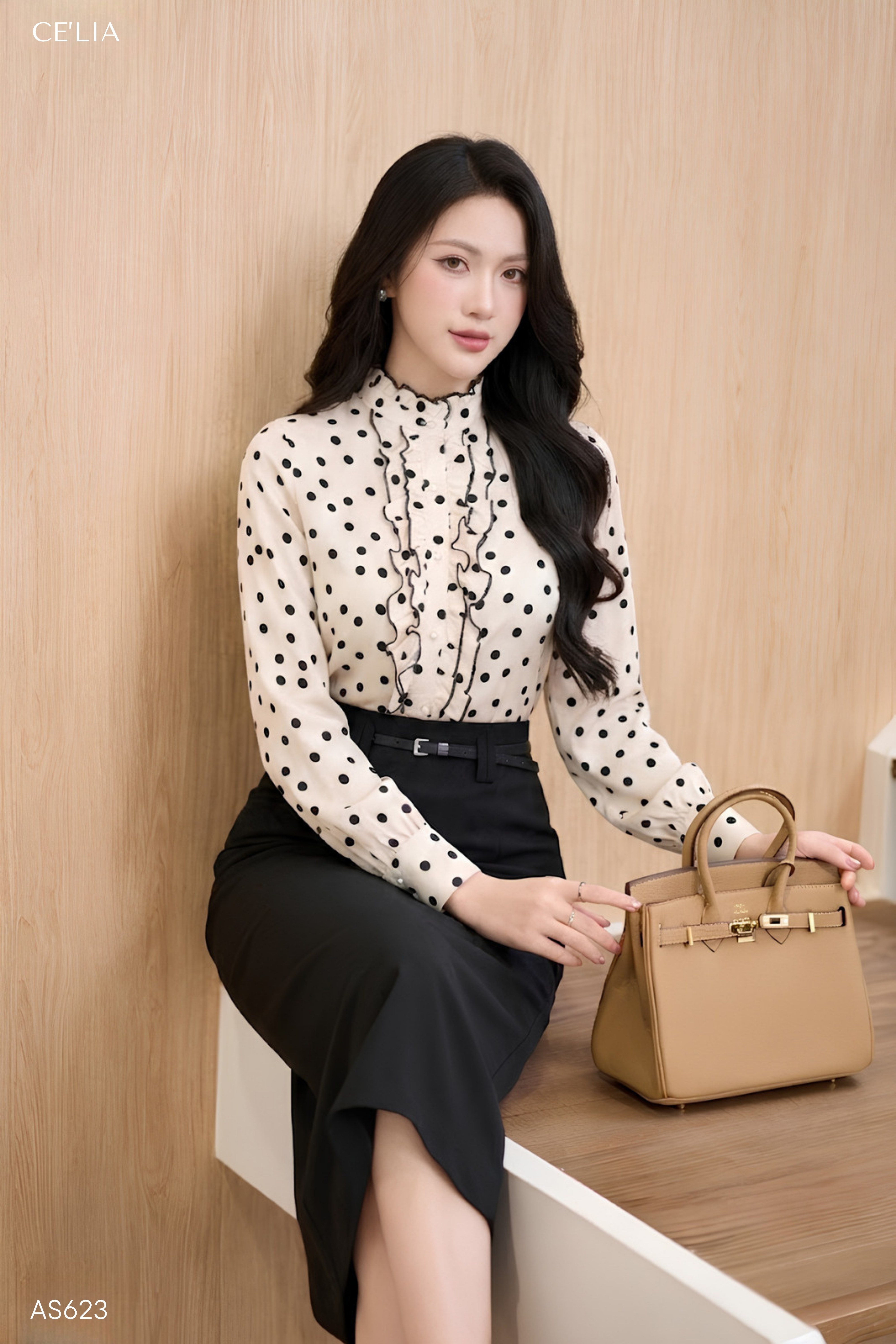 SM chấm bi bèo ngực M507