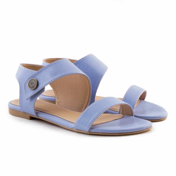 Giày xăng đan 1cm quai ngang đế bệt SD01008