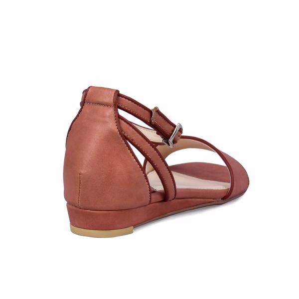 Giày Sandal 1cm quai ngang thanh lịch SD01014