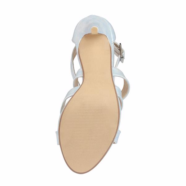 Giày Sandal 9cm quai chéo mũi nhọn SD09010