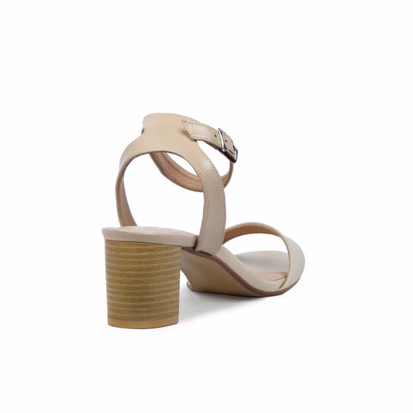 Giày xăng đan 5cm quai ngang gót vuông SD05002