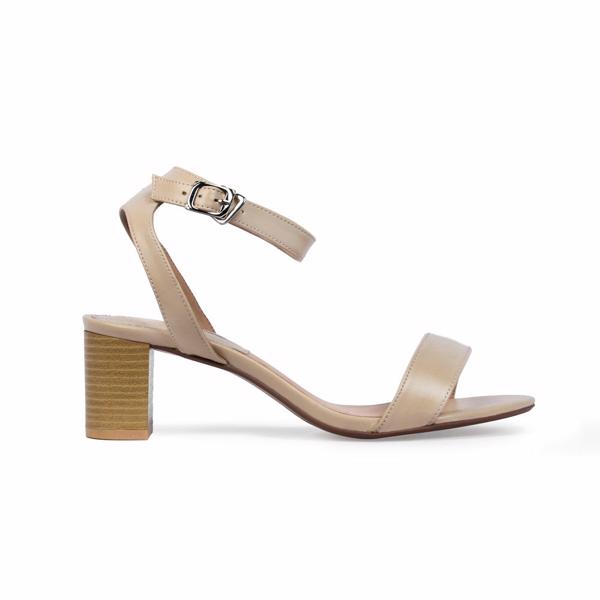 Giày xăng đan 5cm quai ngang gót vuông SD05002