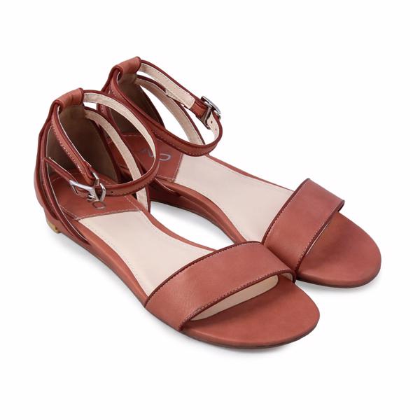 Giày Sandal 1cm quai ngang thanh lịch SD01014
