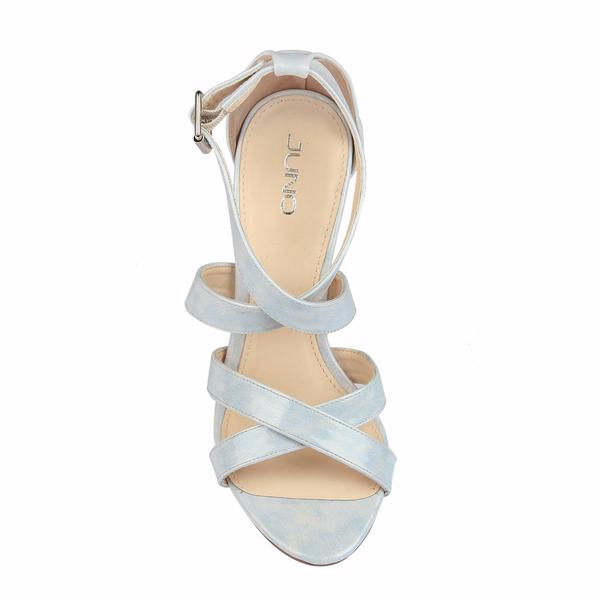 Giày Sandal 9cm quai chéo mũi nhọn SD09010