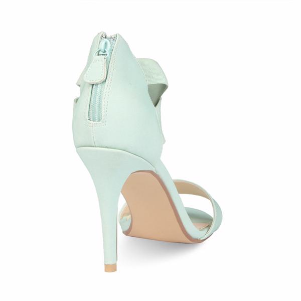 Giày Sandal 9cm quai ngang gót nhọn SD09009