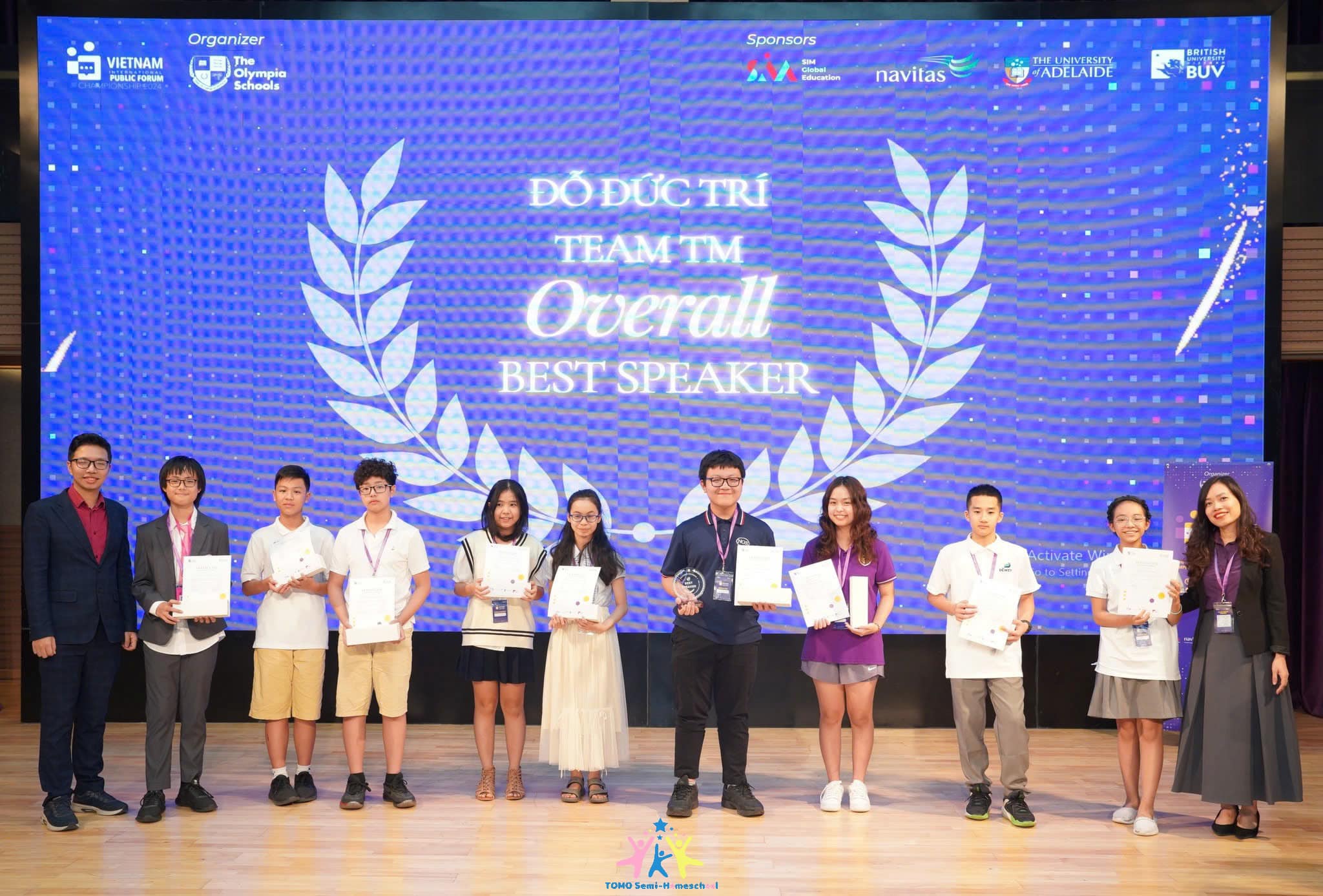 CHÚC MỪNG THÀNH TÍCH ĐÁNG TỰ HÀO CỦA HỌC SINH TOMO TẠI ĐẤU TRƯỜNG VIETNAM INTERNATIONAL PUBLIC FORUM CHAMPIONSHIP 2024!