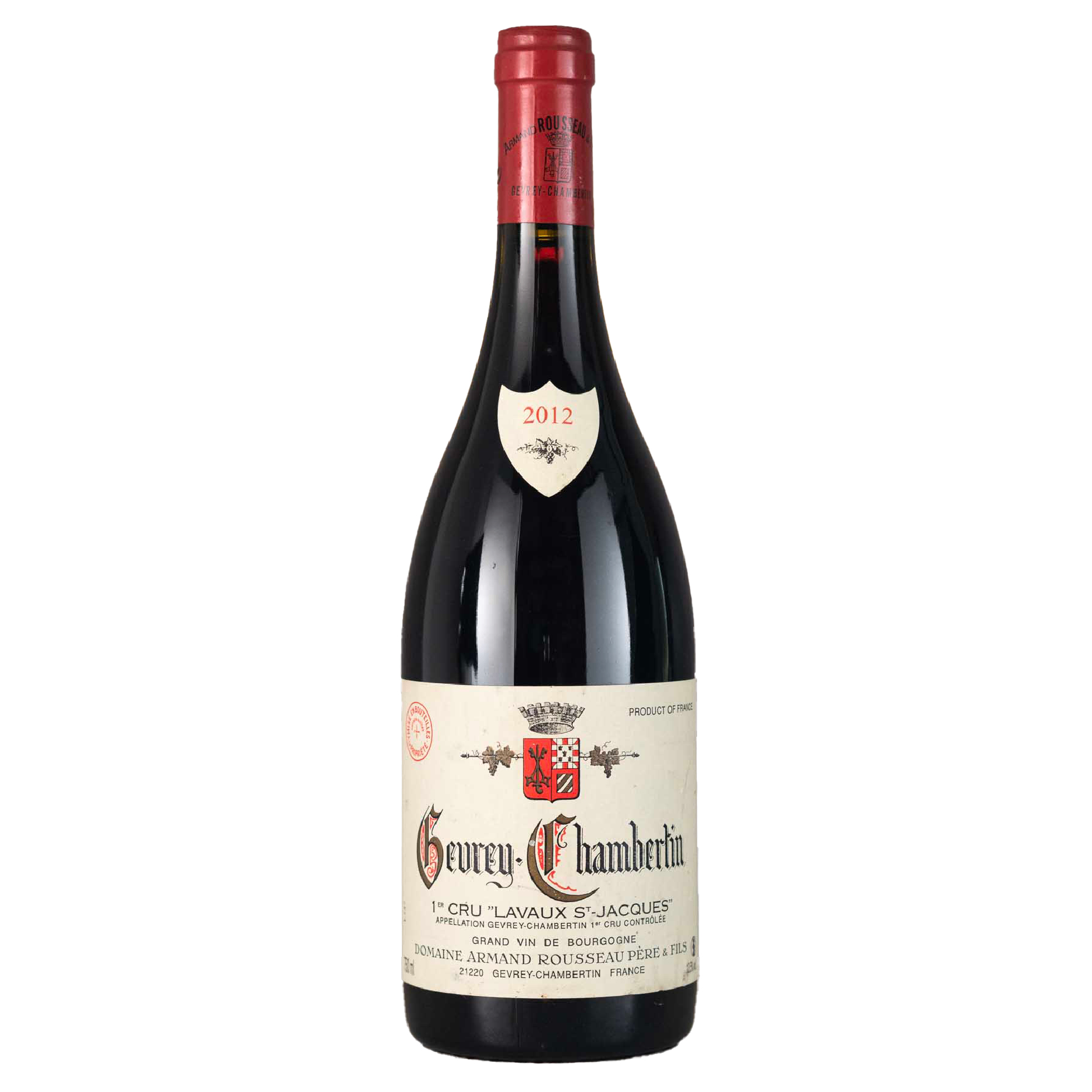 Armand Rousseau Gevrey Chambertin 1er cru Lavaux St Jacques 2012