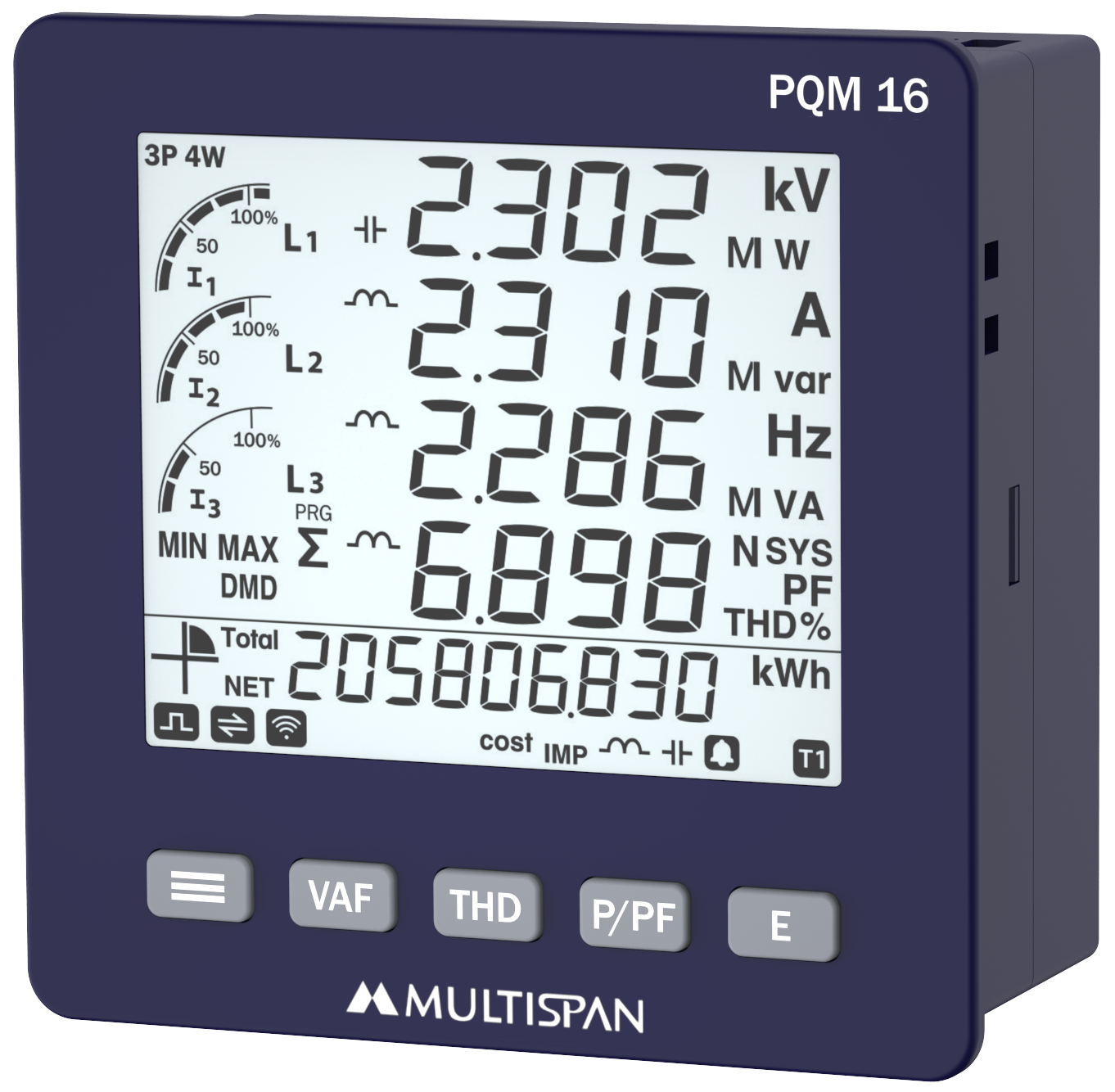 Đồng hồ đa năng, mã PQM-16