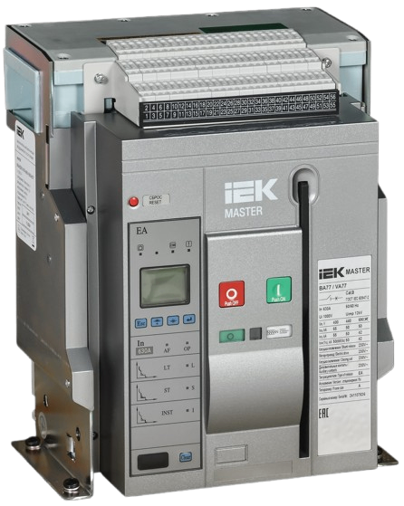Máy cắt không khí MASTER ACB fixed IEK loại cố định, 1000 - 4000A, 3P, dòng cắt 65 85 100kA