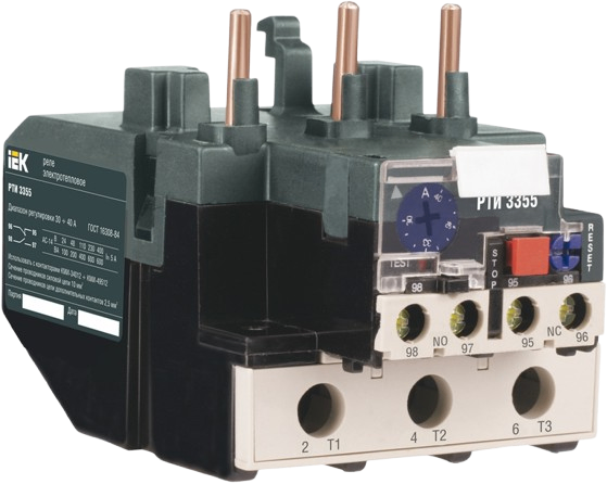 Rơ le nhiệt (Thermal Relay) IEK, 0.1 - 200A điều chỉnh