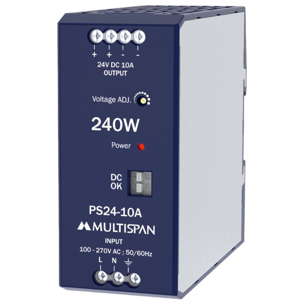 Bộ chuyển đổi nguồn điện (Power Supply) PS24-10A MULTISPAN (240W, 24VDC, 10A) 
